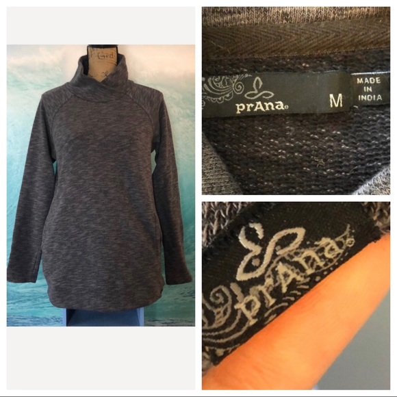 Prana Tops - prAna Women’s Medium Sweatshirt Gray EUC